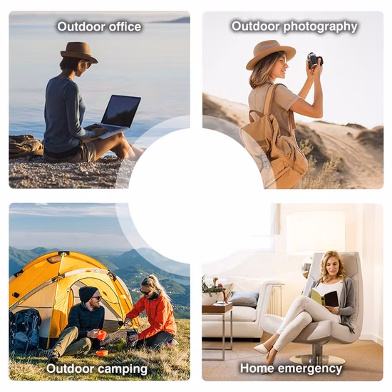 Centrale elettrica a pannello solare portatile da 300 W per uso interno ed esterno personalizzato