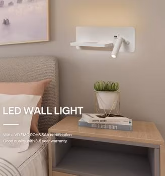 Lampada da scrivania USB multifunzionale, caricatore wireless regolabile