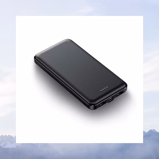Caricabatterie portatile da 5000 mAh in materiale ABS