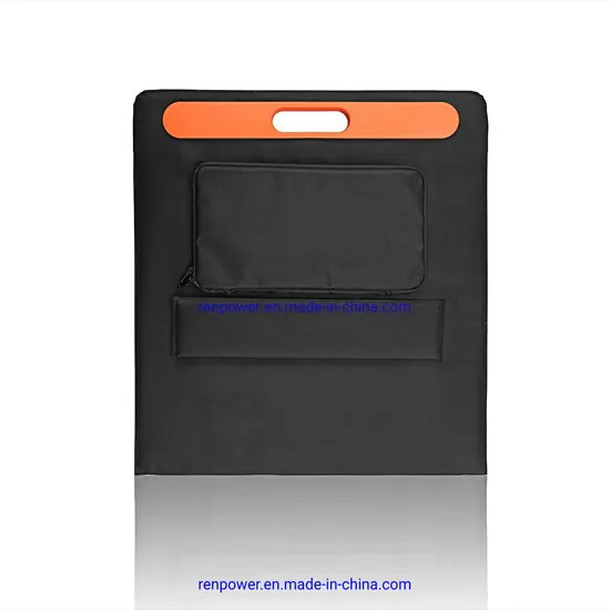 Pannello solare Pannello solare portatile da 120 W per centrale elettrica Caricatore solare pieghevole con catena Impermeabile IP67 per campeggio all'aperto Camper interno Nero
