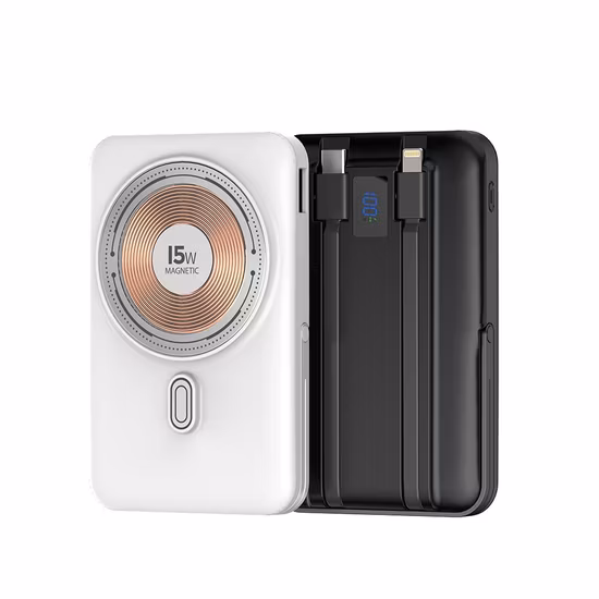 Il nuovissimo mini caricatore portatile 5000mAh Power Bank magnetico senza fili di ricarica Power Bank