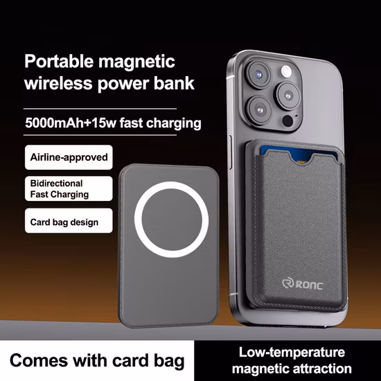 Caricabatterie da 5000 mAh Display a LED Power Station Power Bank